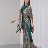 Lumiere Sequin Kaftan - Emerald