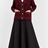 The Contrast Trim Cardigan