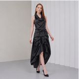 The Vanguard Skirt Silk - Black