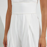 The Arrow Jumpsuit - White
