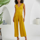 The Arrow Jumpsuit - Gold Mustard