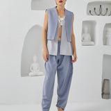 Flow Three Piece Suit Ensemble - Light & Dark Gray
