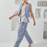 Flow Three Piece Suit Ensemble - Light & Dark Gray