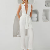 The Star Overall Jumpsuit - White