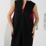 Pear Reversible Dress - Black Fuchsia