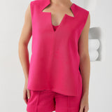 Star Shirt - Reversible Black Fuschia