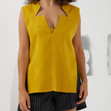 Star Shirt - Reversible Navy Gold Striped