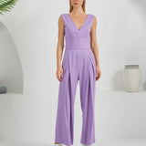 The Arrow Jumpsuit - Lilac