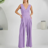 The Arrow Jumpsuit - Lilac
