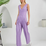 The Arrow Jumpsuit - Lilac