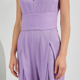 The Arrow Jumpsuit - Lilac
