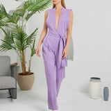 The Star Overall Jumpsuit - Lilac