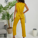 The Star Overall Jumpsuit - Mustard Gold