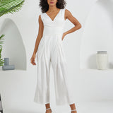 The Arrow Jumpsuit - White