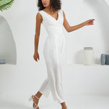 The Arrow Jumpsuit - White