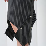 Sovereign Volume Skirt by Lumina Eligma – luxury merino wool sculptural skirt with architectural volume