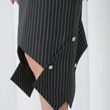 Sovereign Volume Skirt by Lumina Eligma – luxury merino wool sculptural skirt with architectural volume