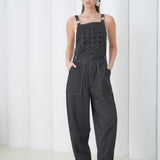 Meridian Over-Jumpsuit by Lumina Eligma – luxury merino wool utility jumpsuit with sculpted silhouette