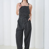 Meridian Over-Jumpsuit by Lumina Eligma – luxury merino wool utility jumpsuit with sculpted silhouette