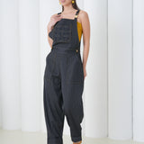 Meridian Over-Jumpsuit by Lumina Eligma – luxury merino wool utility jumpsuit with sculpted silhouette