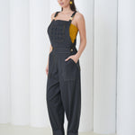 Meridian Over-Jumpsuit by Lumina Eligma – luxury merino wool utility jumpsuit with sculpted silhouette