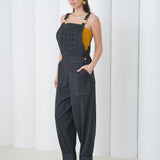 Meridian Over-Jumpsuit by Lumina Eligma – luxury merino wool utility jumpsuit with sculpted silhouette