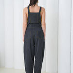 Meridian Over-Jumpsuit by Lumina Eligma – luxury merino wool utility jumpsuit with sculpted silhouette