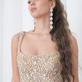 Aurora Crystal Fringe Dress