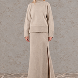 The Relaxed Turtleneck Knit Shirt