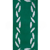 Angel Feathers Crystal Feathers Shawl Stole - Green