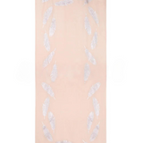 Angel Feathers Crystal Feathers Shawl Stole - Blush