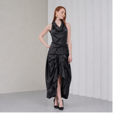The Vanguard Skirt Silk - Black