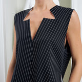 Star Shirt - Reversible Black White Striped