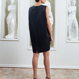 Pear Reversible Dress - Striped Navy & Mustard