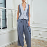 The Gathered Suit Ensemble - Light & Dark Gray