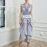 The Tuxedo Dress - Light & Dark Gray The Tuxedo Dress - Light & Dark Gray
