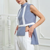 Parallel Formal Pants - White