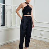 Parallel Formal Pants - Black