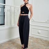 Parallel Formal Pants - Black