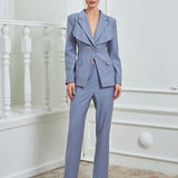 Hourglass Blazer - Dark Gray