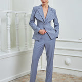 Hourglass Blazer - Dark Gray