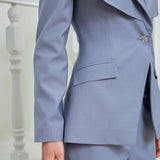 Hourglass Blazer - Dark Gray