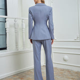 Hourglass Blazer - Dark Gray