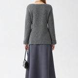 The Sculpted V-Neck Cardigan