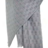 Interline Embroiderd Mo-shmere Shawl - Gray