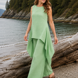 The Breeze Ensemble Blouse - Mint Green