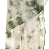Web Felted Baby Cashmere Shawl - Ivory Green