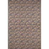 Abstract Floral Paisley Cashmere Pashmina Shawl - Espresso