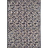 Checkers Floral Cashmere Pashmina Shawl - Blue