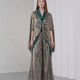 Lumiere Sequin Kaftan - Emerald
